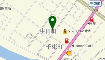 高梨武道具店の地図画像