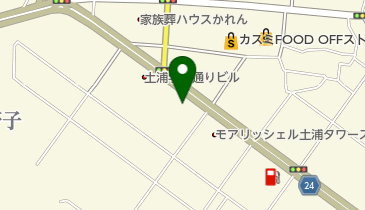 朝日生命保険相互会社 土浦中央営業所の地図画像