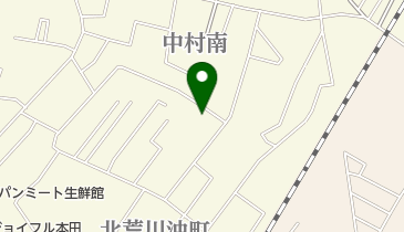 ラッキー理容所の地図画像