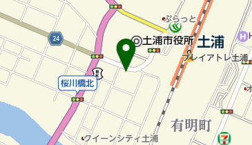 土浦旅行サービス株式会社の地図画像