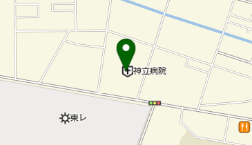 神立病院検査室の地図画像