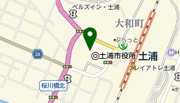 茨城県出先機関 教育庁 県南生涯学習センターの地図画像