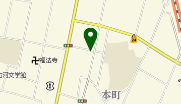 豊田ガラス店の地図画像