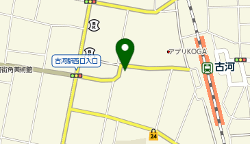 八百忠果物店の地図画像