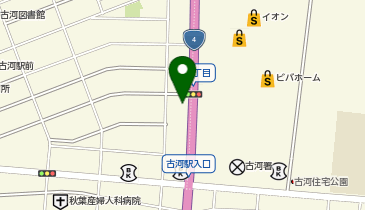 藤倉電気株式会社 古河店の地図画像