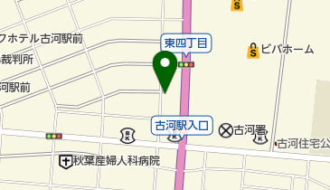 古河東キリスト教会の地図画像