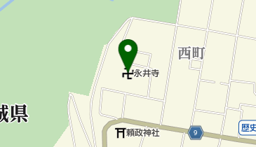 永井寺の地図画像