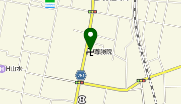 尊勝院の地図画像