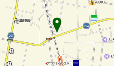 秋葉肉店の地図画像