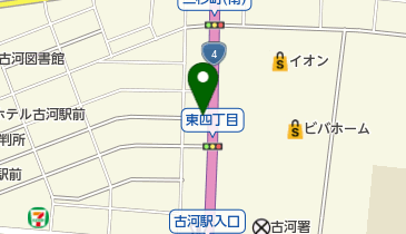 アップル古河4号店の地図画像