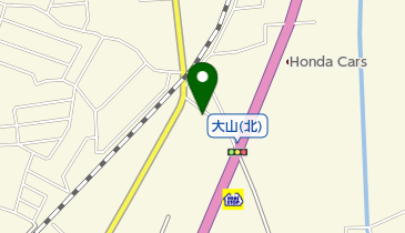大山つり堀の地図画像