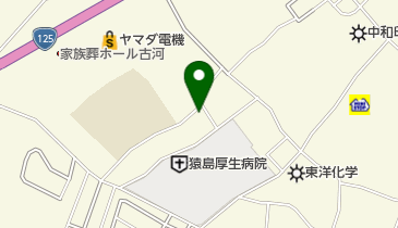 有限会社うすい塗料の地図画像