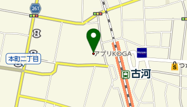 美容室テラス古河店の地図画像