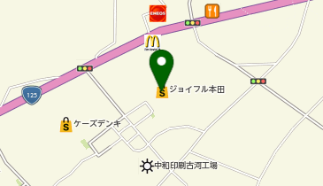 株式会社ジョイフル本田ペットセンター古河店の地図画像