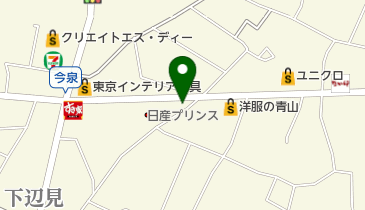 ステーキ屋の地図画像