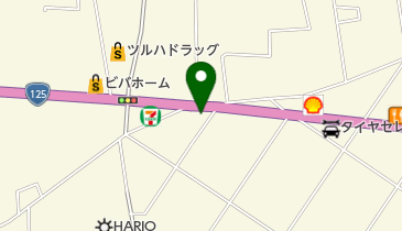 備長扇屋古河諸川店の地図画像