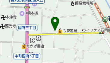 石岡印刷有限会社の地図画像