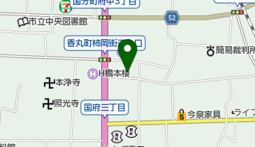 石岡商工会議所の地図画像