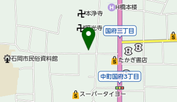 五位野酒店の地図画像