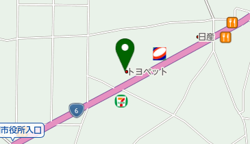 茨城トヨペット株式会社 石岡東大橋店の地図画像