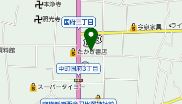 荻野商店の地図画像