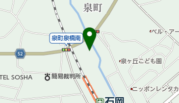 スポーツプラザ山新石岡の地図画像