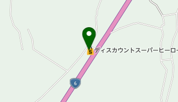 ヒーロー石岡店の地図画像