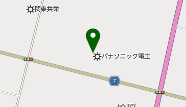 パナソニック電工物流株式会社東日本物流センターの地図画像