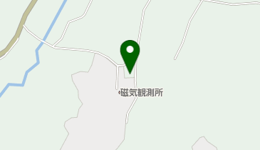 地磁気観測所の地図画像
