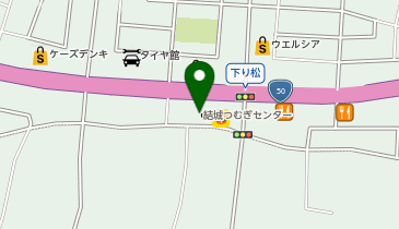 結城つむぎセンターの地図画像