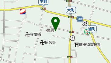 結城キリスト教会の地図画像