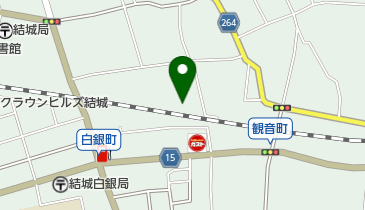 結城福音キリスト教会の地図画像
