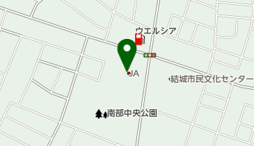 北つくば農協 結城支店の地図画像