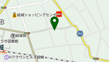 こうざき理容所の地図画像