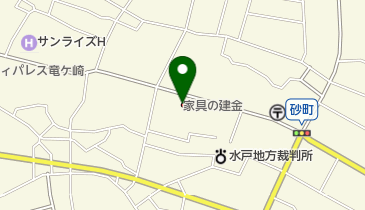 有限会社家具の建金の地図画像