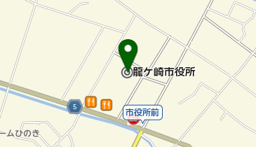 龍ケ崎市職員労働組合の地図画像