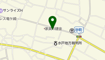 米ノ井自転車店の地図画像