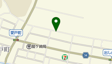 瀬尾の炭火手焼せんべいの地図画像