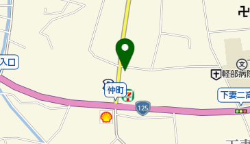 中里クリーニング店の地図画像