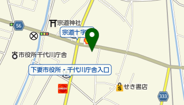 下妻市商工会千代川支所の地図画像