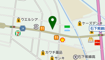 ひらり石下店の地図画像