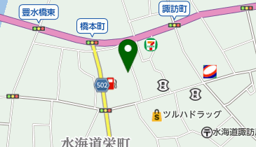 広瀬時計店の地図画像