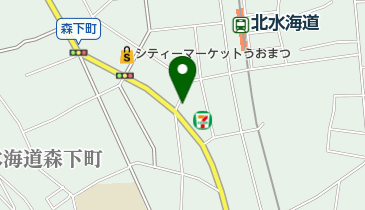 美容室aokiの地図画像