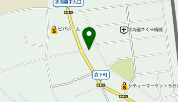 美容室ウェーブの地図画像