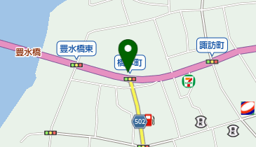 カットインショージの地図画像