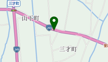 おかめや化粧品店の地図画像