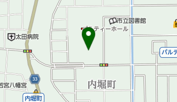 常陸太田市役所 市民交流センターの地図画像