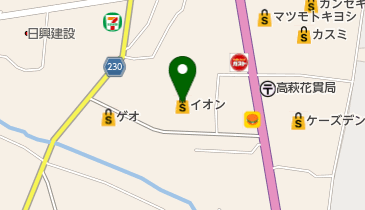 子供服専門店サンタ高萩サティ店の地図画像