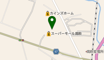ペッツワン高萩店の地図画像