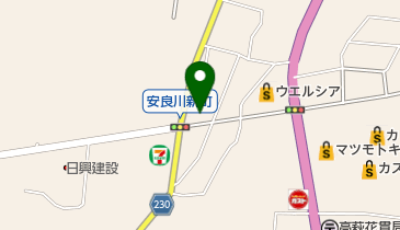 高野商店の地図画像